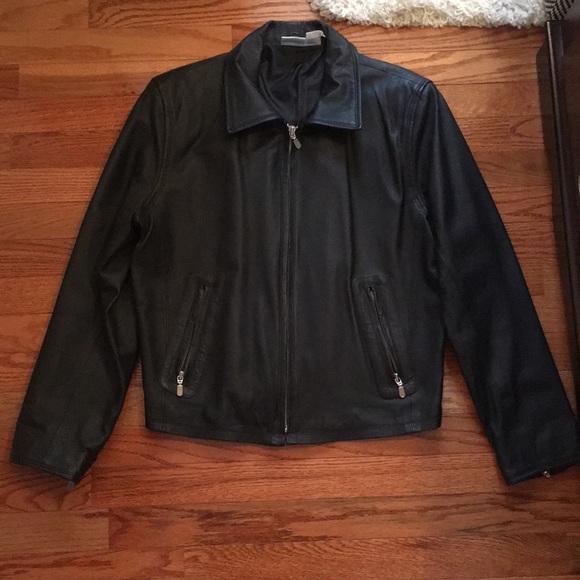 Newport News Jackets & Blazers - Vintage genuine leather jacket